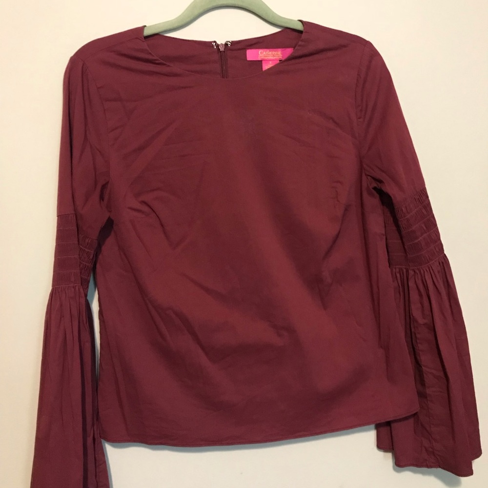 Burgundy Blouse